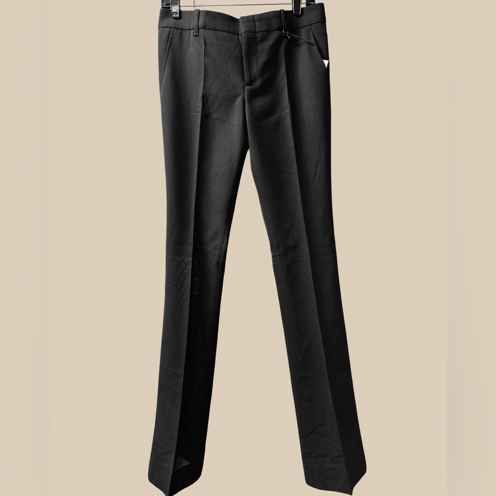 NWT Gucci Tailored Summer Wool Midrise Slacks/Pants Sz 40 IT 4 US Black